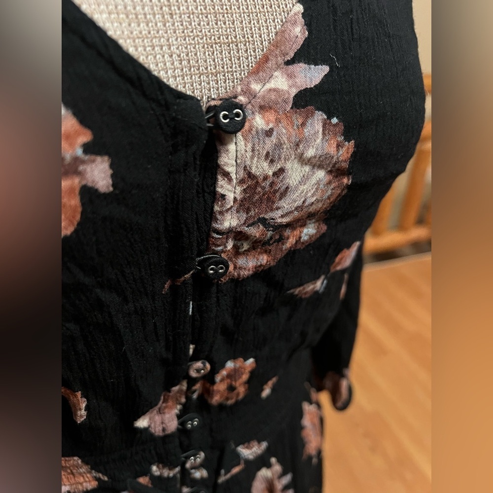 American Rag Boho Floral Hi-Low Maxi Dress – Size M - Picture 7 of 9